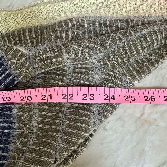 NIC+ZOE linen blend open front Cardigan sweater Size 1X - Picture 6 of 7